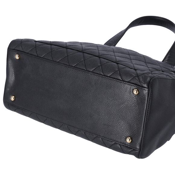 CHANEL Vintage Caviar CC Bowling Bag Black - Picture 5 of 8